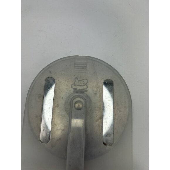 The Pampered Chef Pizza Cutter with Cover Stainless Steel Black Handle - Picture 4 of 6